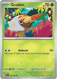 Grubbin - SV07: Stellar Crown - Pokemon card