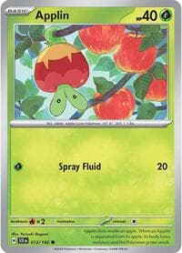 Applin - SV07: Stellar Crown - Pokemon card
