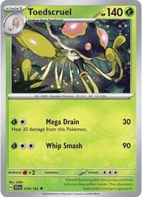 Toedscruel - SV07: Stellar Crown - Pokemon card