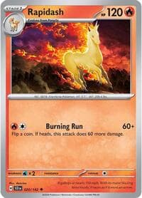 Rapidash - SV07: Stellar Crown - Pokemon card