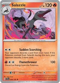 Salazzle - SV07: Stellar Crown - Pokemon card