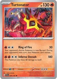 Turtonator - SV07: Stellar Crown - Pokemon card