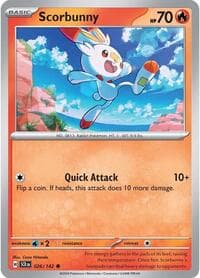 Scorbunny - SV07: Stellar Crown - Pokemon card