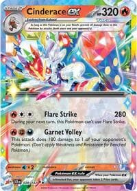 Cinderace ex - SV07: Stellar Crown - Pokemon card