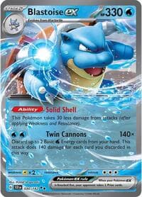 Blastoise ex - SV07: Stellar Crown - Pokemon card