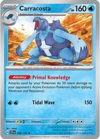 Carracosta - SV07: Stellar Crown - Pokemon card