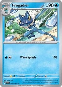Frogadier - SV07: Stellar Crown - Pokemon card