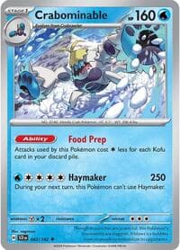 Crabominable - SV07: Stellar Crown - Pokemon card