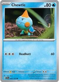 Chewtle - SV07: Stellar Crown - Pokemon card