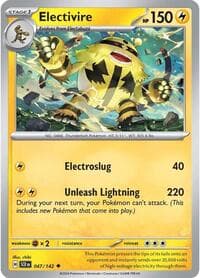 Electivire - SV07: Stellar Crown - Pokemon card