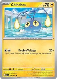 Chinchou - SV07: Stellar Crown - Pokemon card
