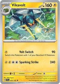 Vikavolt - SV07: Stellar Crown - Pokemon card