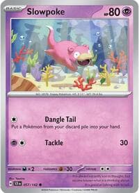 Slowpoke - SV07: Stellar Crown - Pokemon card