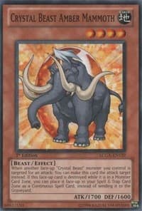 Crystal Beast Amber Mammoth - Legendary Collection 2 - YuGiOh card