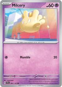 Milcery - SV07: Stellar Crown - Pokemon card