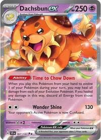 Dachsbun ex - SV07: Stellar Crown - Pokemon card