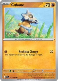 Cubone - SV07: Stellar Crown - Pokemon card