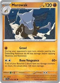 Marowak - SV07: Stellar Crown - Pokemon card