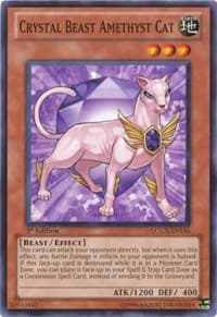 Crystal Beast Amethyst Cat - Legendary Collection 2 - YuGiOh card