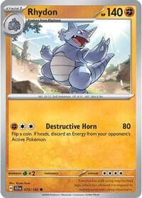 Rhydon - SV07: Stellar Crown - Pokemon card