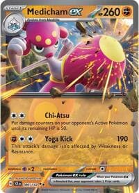 Medicham ex - SV07: Stellar Crown - Pokemon card