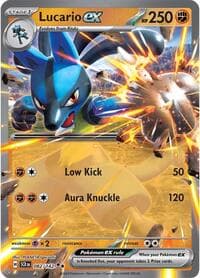 Lucario ex - SV07: Stellar Crown - Pokemon card