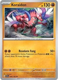Koraidon - SV07: Stellar Crown - Pokemon card
