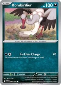 Bombirdier - SV07: Stellar Crown - Pokemon card