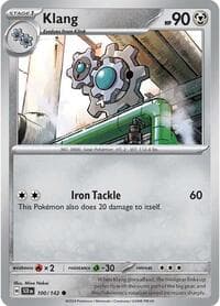 Klang - SV07: Stellar Crown - Pokemon card