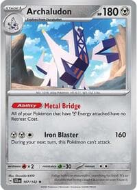 Archaludon - SV07: Stellar Crown - Pokemon card