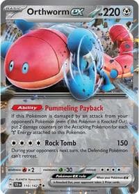 Orthworm ex - SV07: Stellar Crown - Pokemon card