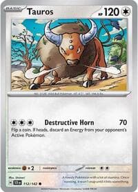 Tauros - SV07: Stellar Crown - Pokemon card