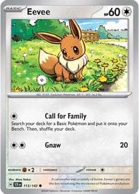 Eevee - SV07: Stellar Crown - Pokemon card