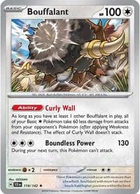 Bouffalant - SV07: Stellar Crown - Pokemon card