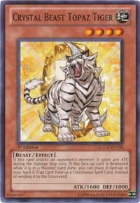 Crystal Beast Topaz Tiger - Legendary Collection 2 - YuGiOh card