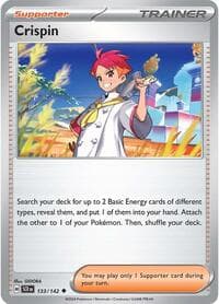 Crispin - SV07: Stellar Crown - Pokemon card