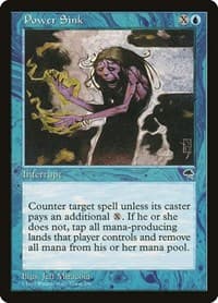 Power Sink - Tempest - Magic: The Gathering card