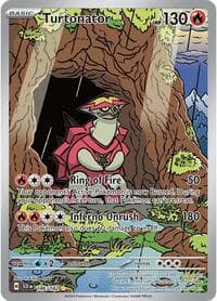 Turtonator - SV07: Stellar Crown - Pokemon card