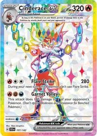 Cinderace ex - SV07: Stellar Crown - Pokemon card
