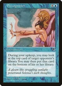 Precognition - Tempest - Magic: The Gathering card
