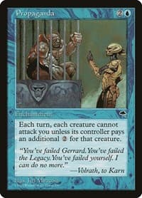 Propaganda - Tempest - Magic: The Gathering card