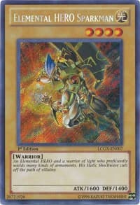 Elemental HERO Sparkman (Alternate Art) - Legendary Collection 2 - YuGiOh card