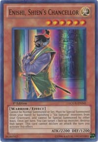 Enishi, Shien's Chancellor - Legendary Collection 2 - YuGiOh card
