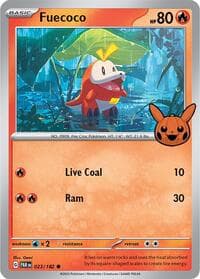 Fuecoco - Trick or Trade BOOster Bundle 2024 - Pokemon card