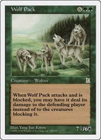 Wolf Pack - Portal Three Kingdoms - Magic: The Gathering card