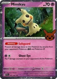 Mimikyu - 037/091 (Cosmos Holo) - Trick or Trade BOOster Bundle 2024 - Pokemon card