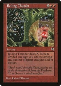Rolling Thunder - Tempest - Magic: The Gathering card