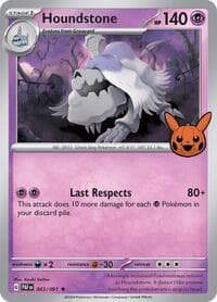 Houndstone - Trick or Trade BOOster Bundle 2024 - Pokemon card