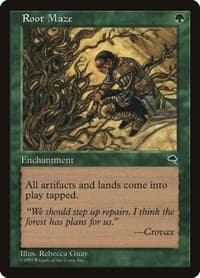 Root Maze - Tempest - Magic: The Gathering card