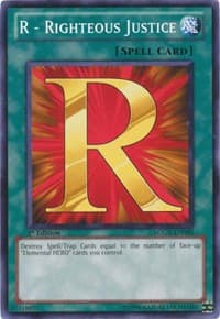 R - Righteous Justice - Legendary Collection 2 - YuGiOh card